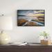 East Urban Home 'Bright Sydney Coastline View' Framed Photographic Print on Wrapped Canvas in Blue/Brown/Orange | 30 H x 40 W x 1.5 D in | Wayfair