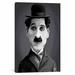 East Urban Home Vintage Celebrity Sunday Series: Charlie Chaplin Memorabilia on Wrapped Canvas in Black/Gray/White | 60 H x 40 W x 1.5 D in | Wayfair