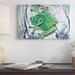 East Urban Home 'Tree Frog' Graphic Art on Wrapped Canvas in Black/Blue/Green | 8 H x 12 W x 0.75 D in | Wayfair ESRB2034 34346842