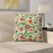 East Urban Home Floral 16" Square Pillow Cover Polyester | 24 H x 24 W x 24 D in | Wayfair ESUN6648 44245604