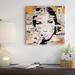 East Urban Home Carla Bruni is Smoking Hot II by Michiel Folkers - Gallery-Wrapped Canvas Giclee Print Canvas, in Black/Brown/White | Wayfair