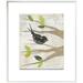 East Urban Home Birds in Spring III by Courtney Prahl - Picture Frame Graphic Art Print on Canvas in Brown/Green | Wayfair ETHG5586 45376894