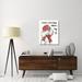 East Urban Home Strike a Paws III Christmas by Anne Tavoletti - Wrapped Canvas Print Canvas in Red | 28 H x 22 W x 1.5 D in | Wayfair