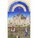 Buyenlarge Le Tres Riches Heures Du Duc De Berry October - by Paul, Herman & Jean Limbourg Painting Print in White | 36 H x 24 W x 1.5 D in | Wayfair