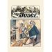 Buyenlarge Judge: Walking Moneybag by Grant Hamilton Vintage Advertisement in Gray | 36 H x 24 W x 1.5 D in | Wayfair 0-587-06181-2C2436