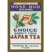 Buyenlarge Rose Bud Brand Tea Vintage Advertisement in Blue/Green/Red | 36 H x 24 W x 1.5 D in | Wayfair 0-587-10424-4C2436