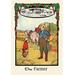 Buyenlarge 'The Farmer' by H.O. Kennedy Painting Print in Blue/Red/Yellow | 36 H x 24 W x 1.5 D in | Wayfair 0-587-13572-7C2436