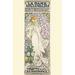 Buyenlarge La Dame Aux Camelias by Alphonse Mucha - Unframed Vintage Advertisement Print in Blue/Green | 42 H x 28 W x 1.5 D in | Wayfair