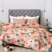 East Urban Home Wendy Kendall Crayon Floral Comforter Set Polyester/Polyfill/Microfiber in Blue | King | Wayfair FCAA4AB698554928AE5C71DC69A306D3