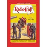 Buyenlarge Radio Craft: 18-Mile Loud Speaker by Radcraft Vintage Advertisement Paper in Gray/Red/Yellow | 36 H x 24 W x 1.5 D in | Wayfair