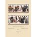 Buyenlarge 'A Variety of 16th Century French Costumes' by Auguste Racinet Graphic Art in Black/Red | 36 H x 24 W x 1.5 D in | Wayfair