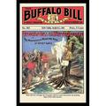 Buyenlarge 'The Buffalo Bill Stories Buffalo Bill' Vintage Advertisement in Green/Indigo/Red | 36 H x 24 W x 1.5 D in | Wayfair 0-587-15444-6C2436