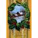 Buyenlarge 'Christmas Greetings' Graphic Art in Blue/Green/Orange | 30 H x 20 W x 1.5 D in | Wayfair 0-587-22945-4C2030