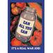 Buyenlarge 'Can All You Can' Vintage Advertisement in Blue/Orange | 36 H x 24 W x 1.5 D in | Wayfair 0-587-08374-3C2436