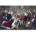 Buyenlarge Mary Stuart's Wedding to Henry Darnley - Graphic Art Print in Brown/Pink/Red | 20 H x 30 W x 1.5 D in | Wayfair 0-587-23101-7C2030
