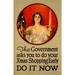 Buyenlarge 'Do it Now' by Haskell Coffin Vintage Advertisement in Black/Brown/Red | 66 H x 44 W x 1.5 D in | Wayfair 0-587-20964-xC4466