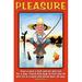 Buyenlarge 'Pleasure' by Wilbur Pierce Vintage Advertisement in Blue/Red | 30 H x 20 W x 1.5 D in | Wayfair 0-587-22191-7C4466