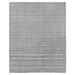 Gray/White 72 x 0.4 in Area Rug - EXQUISITE RUGS Robin Hand Loomed Striped Area Rug in Gray/Ivory Viscose/Wool | 72 W x 0.4 D in | Wayfair