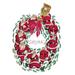 Buyenlarge Santa Christmas Wreath by Abner Dean Painting Print in Green/Red | 36 H x 24 W x 1.5 D in | Wayfair 0-587-02453-4C2436