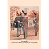 Buyenlarge Officers, Cavalry & Artillery, Cadets USMA, etc. (Full Dress) by H.A. Ogden Painting Print in Brown/Gray | 36 H x 24 W x 1.5 D in | Wayfair