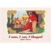 Buyenlarge 'I Came I Saw I Chugged Julius Caesar' by Wilbur Pierce Vintage Advertisement in Brown/Red | 24 H x 36 W x 1.5 D in | Wayfair