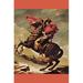 Buyenlarge 'Napoleon Crosses the Great St. Bernard Pass' by Jacques Louis David Painting Print in Brown/Red | 66 H x 44 W in | Wayfair