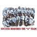 Buyenlarge 'Success Requires the "A" Team' by Wilbur Pierce Vintage Advertisement in Brown/White | 66 H x 44 W x 1.5 D in | Wayfair