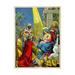 Buyenlarge Baby Jesus Receives Gifts - Graphic Art Print in Blue/Red/Yellow | 30 H x 20 W x 1.5 D in | Wayfair 0-587-22754-0C2030