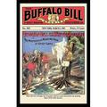 Buyenlarge 'The Buffalo Bill Stories: Buffalo Bill & the White Spectre' Vintage Advertisement in Brown/Red/Yellow | 30 H x 20 W x 1.5 D in | Wayfair