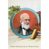 Buyenlarge 'John Greenleaf Whittier' by Sweet Home Family Soap Painting Print in Blue/Gray/Orange | 30 H x 20 W x 1.5 D in | Wayfair