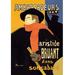 Buyenlarge 'Ambassadeurs: Aristide Bruant Dans Son Cabaret' by Toulouse Lautrec Vintage Advertisement in Black/Orange/Yellow | Wayfair