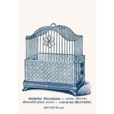 Buyenlarge Ornate Bird Cage A Graphic Art in Blue | 66 H x 44 W x 1.5 D in | Wayfair 0-587-05021-7C4466