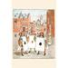 Buyenlarge 'A Horn Call & Hue & Cry Was Issued By The Cards of Court' by Randolph Caldecott Painting Print in Brown/White | Wayfair