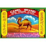 Buyenlarge Camel Brand Extra Selected Firecracker - Advertisements Print in Blue/Red/Yellow | 20 H x 30 W x 1.5 D in | Wayfair 0-587-23314-1C2030