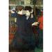 Buyenlarge 'Dancing a Valse' by Toulouse-Lautrec Painting Print in Blue | 30 H x 20 W x 1.5 D in | Wayfair 0-587-25442-4C2030