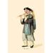 Buyenlarge Flute Seller by George Henry Malon Painting Print in Gray | 42 H x 28 W x 1.5 D in | Wayfair 0-587-07562-7C2842