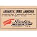 Buyenlarge Aromatic Spirit Ammonia - Textual Art Print in Black/Orange | 30 H x 20 W in | Wayfair 0-587-26687-2C2030