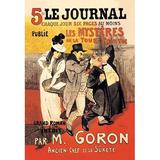 Buyenlarge Le Journal: Les Mysteres de la Tour Pointue by Theophile Alexandre Steinlen Vintage Advertisement in Black/Red | Wayfair
