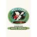 Buyenlarge 'White Orchid' Vintage Advertisement in Gray/Green/Red | 42 H x 28 W x 1.5 D in | Wayfair 0-587-27591-xC2842