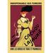 Buyenlarge Cachou Lajaunie by Leonetto Cappiello Vintage Advertisement in Black/Red/Yellow | 42 H x 28 W x 1.5 D in | Wayfair 0-587-00221-2C4466