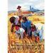 Buyenlarge Farming Family-Style Vintage Advertisement in Blue/Brown/Yellow | 42 H x 28 W x 1.5 D in | Wayfair 0-587-01144-0C2842