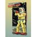 Buyenlarge Battery Operated Earth Man Vintage Advertisement in Black/Yellow | 42 H x 28 W x 1.5 D in | Wayfair 0-587-01699-xC2842