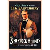 Buyenlarge H. A. Saintsbury as Sherlock Holmes Vintage Advertisement | 66 H x 44 W x 1.5 D in | Wayfair 0-587-05126-4C4466
