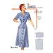 Buyenlarge 'Slimness... in Rayon' by Fashion Frocks Graphic Art in Blue/Orange | 42 H x 28 W x 1.5 D in | Wayfair 0-587-21871-1C2842