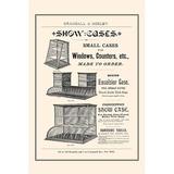 Buyenlarge 'Show Cases' Vintage Advertisement in White | 36 H x 24 W x 1.5 D in | Wayfair 0-587-34218-8C2436