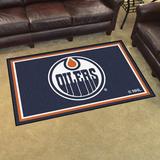 FANMATS NHL Non-Slip Indoor Only Door Mat Synthetics | Rectangle 3'8" x 5'11" | Wayfair 10392