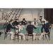 Buyenlarge Sino-Japanese War Naval Officers Discussing Strategy to be Used in The War - Print in White | 24 H x 36 W in | Wayfair
