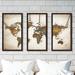 Picture Perfect International "Hanging In" By Jodi 3 Piece Framed Graphic Art Set Plastic/Acrylic in Gray | 25.5 H x 40.5 W x 1 D in | Wayfair