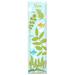 Zoomie Kids Bragg Nautical Under the Sea Personalized Growth Chart Canvas in Blue/Green/Orange | 39 H x 10 W in | Wayfair