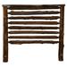 Fireside Lodge Modern Cedar Log Slat Headboard Wood in Brown | 60 H x 76 W x 6 D in | Wayfair 10027-CK